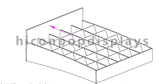 Tegen Hoogste Acryltribunes van de Tegelvertoning 3“ x 2.4“ voor Keramische tegels