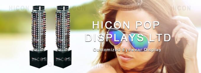 12 van de Houten Sunglass-Vertoningsparen Desktop, van het de Vertoningsrek van Douaneeyewear het Eenvoudige Ontwerp