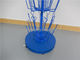 Het visuele Blauwe Metaal die van de Koopwaarvertoning Freestanding Marionettenstuk speelgoed Vertoningsrek roteren leverancier