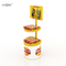 Gele Metaalaardappel Chips Display Cases voor de Groothandel van de Voedseldienst leverancier