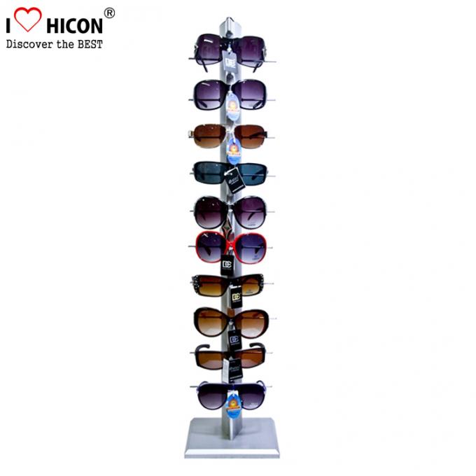 Enige Rij 10 het Verhandelen van Eyewear van het Kleinhandels het Metaalparen Materiaal van de Vertoningentribune