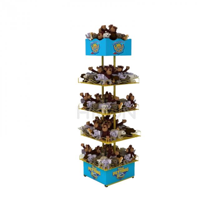 De Rekkendouane Toy Display Rack 4 van de metaalvertoning de Winkelvertoning van de Rijengift