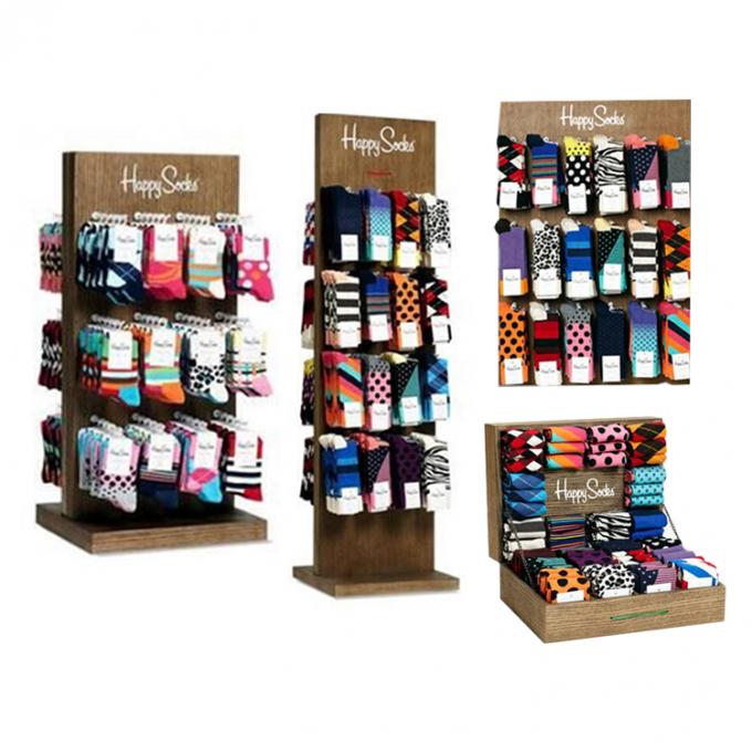 Kleinschappen sokken hangend Custom tafelbank sokken display racks 3 Pigs voor winkel